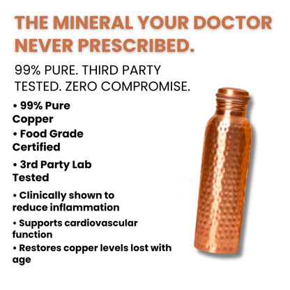 PureCo - Copper Water Bottle